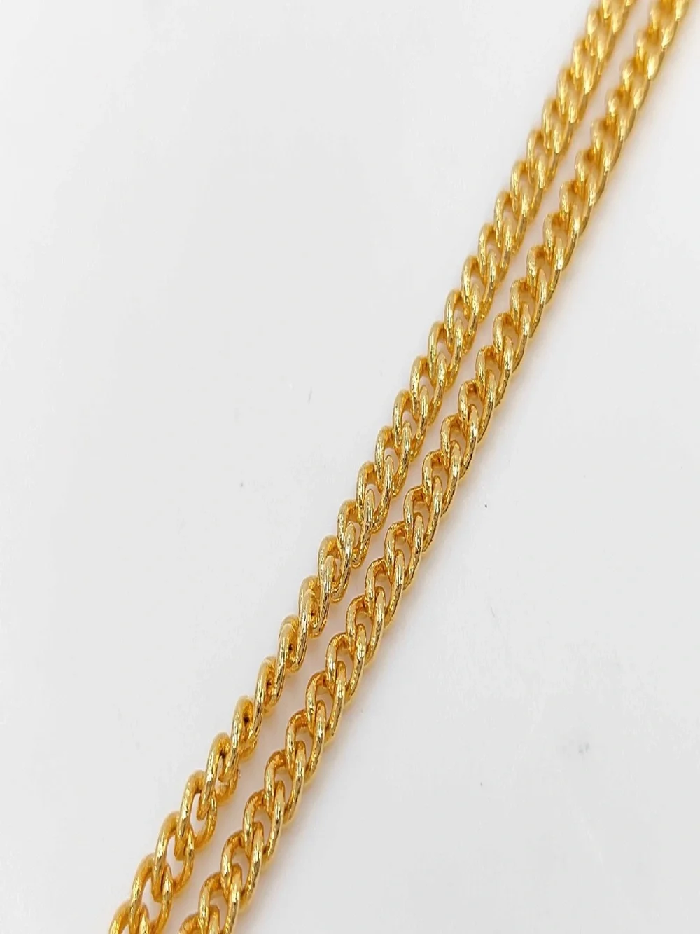CHANEL Gold-Tone Africa Map Pendant Necklace with Pearl Detail